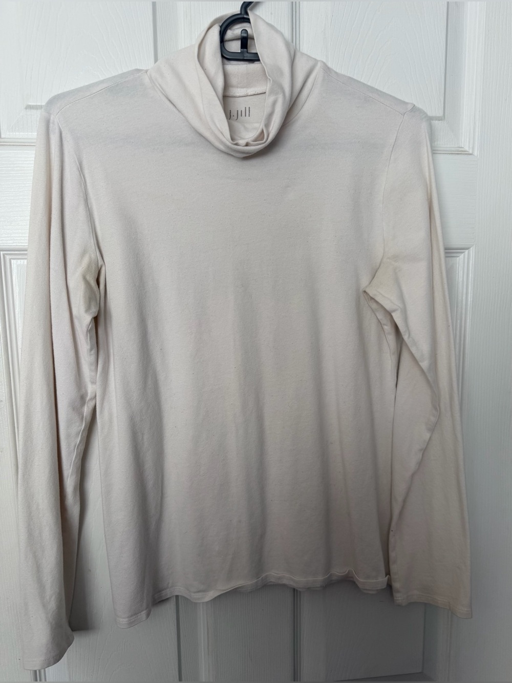 J. Jill Cream Turtleneck Men's Long Sleeve Sweater